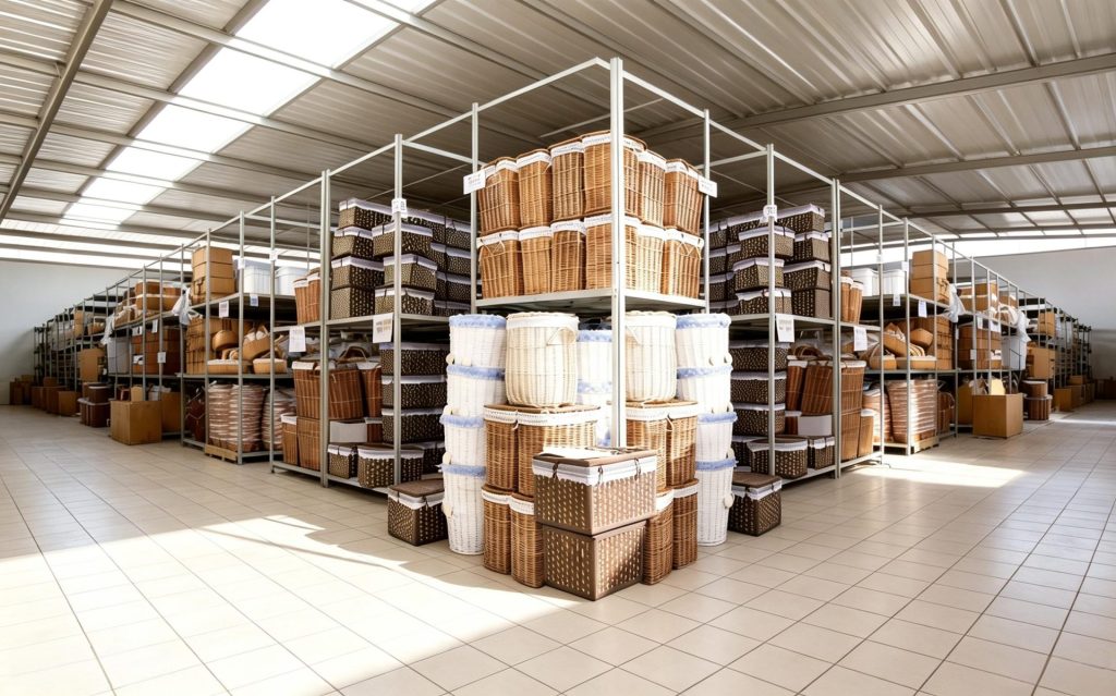 Handmade woven baskets factory warehouse - OEM/ODM woven home goods supplier in China